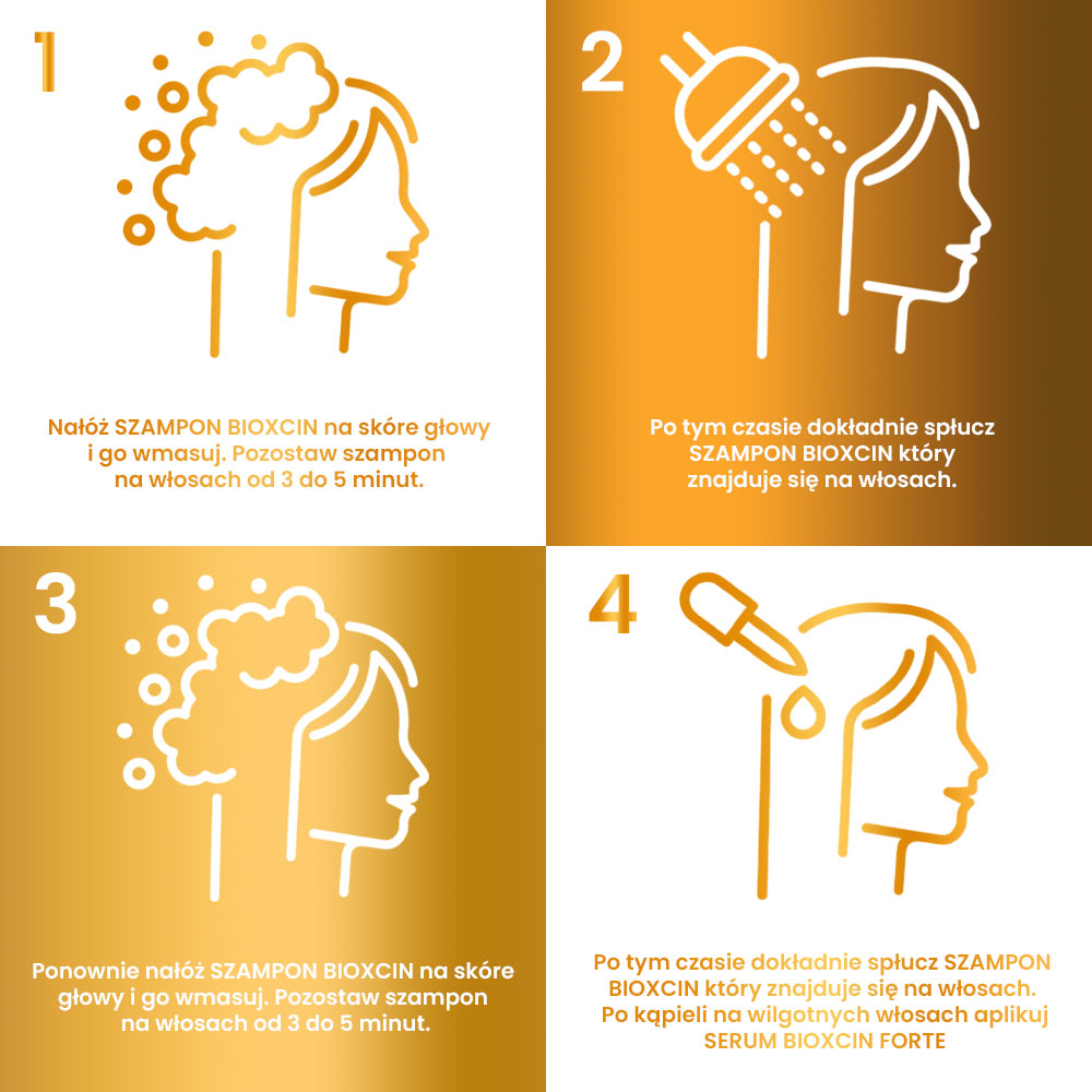 Bioxcin Szampon do włosów zniszczonych z olejkami odżywczymi 300 ml