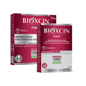 Bioxcin Forte: Serum i Szampon przeciw wypadaniu włosów