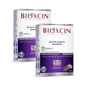 Bioxcin Szampon z ekstraktu z czarnego czosnku 2x300 ml