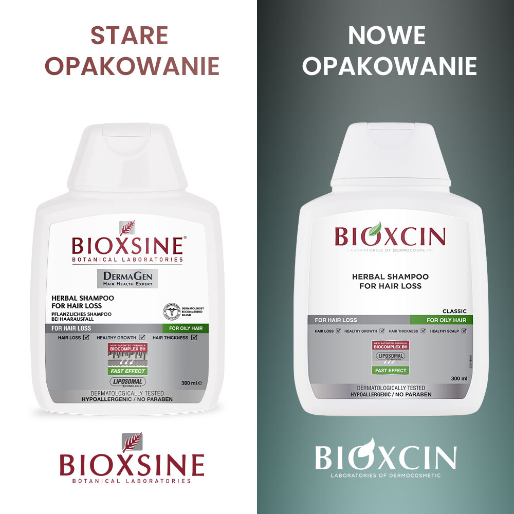 Zestaw Bioxcin Classic szampon przeciw wypadaniu do włosów przetłuszczających się 300 ml + 100 ml gratis