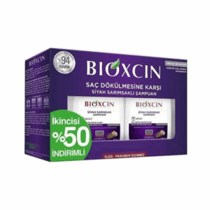Zestaw Bioxcin - Szampon z ekstraktem z czarnego czosnku 2 x 300 ml