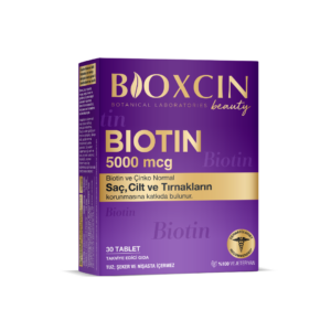 BIOXCIN BEAUTY BIOTIN 5000 mcg - Suplement diety z biotyną 30 tabl.